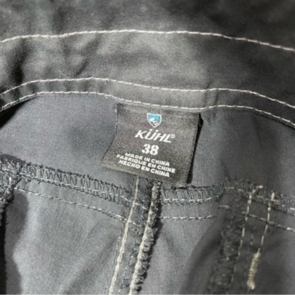 Kuhl Shorts Mens 38 Grey Hiking Outdoors Nylon Flex Fishing Stealth Relaxed - Picture 8 of 16
